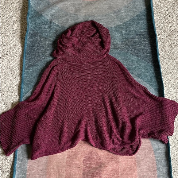 Wooden Ships Burgundy Cowl Neck Sweater - Picture 9 of 15